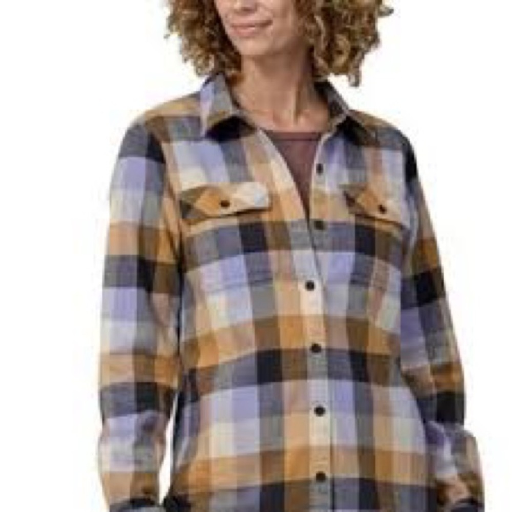Patagonia Women's Long-Sleeved Organic Cotton Midweight Fjord Flannel Sh…